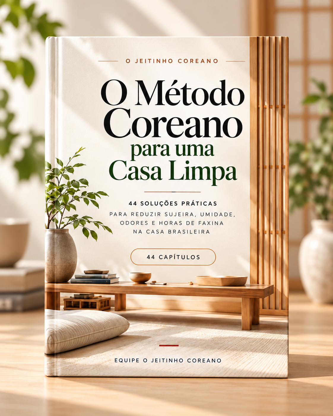Capa do livro O Método Coreano para uma Casa Limpa
